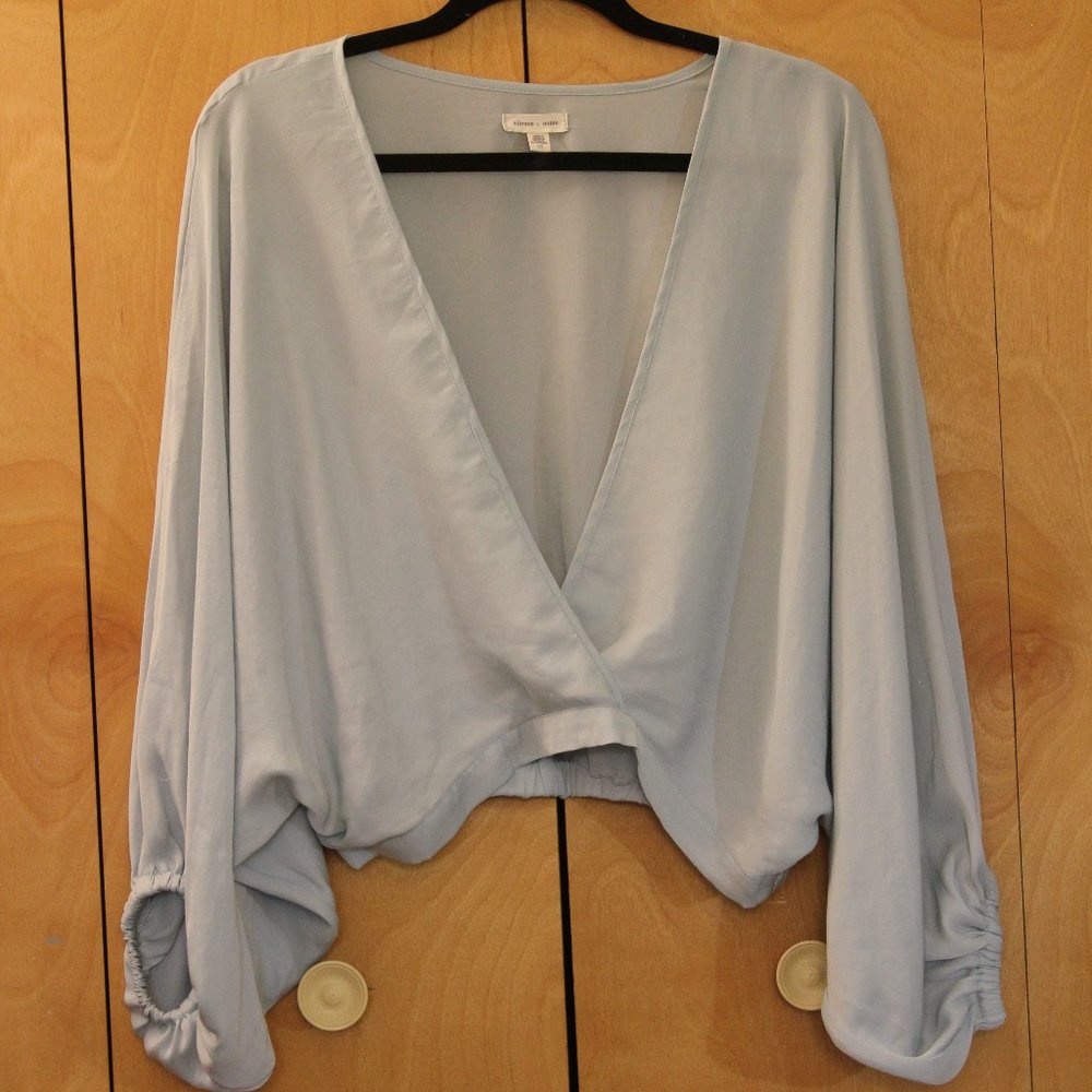 Urban Outfitters Flowy Wrap Shirt